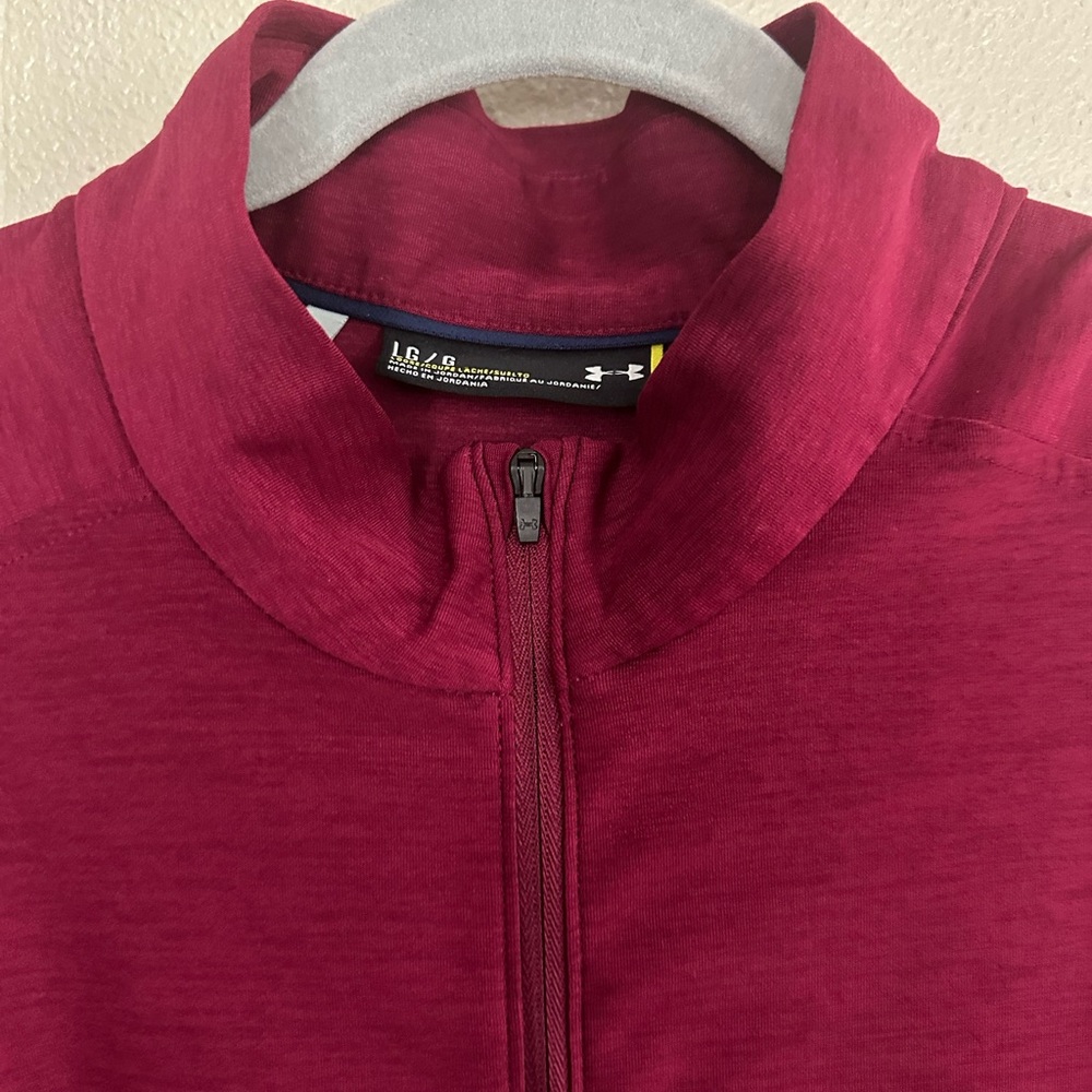 Under Armor Burgundy Athletic Pullover - image 2